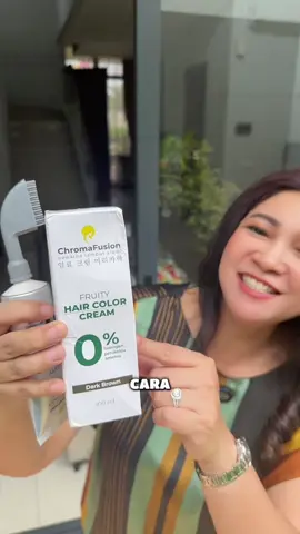 Dengan CHROMA FUSION Warna rambut stylist, cukup aplikasikan di rumah aja, hemat waktu dan hemat biaya! #chromafusion #catrambut #pewarnarambut #gajiansale #promoguncang1010 