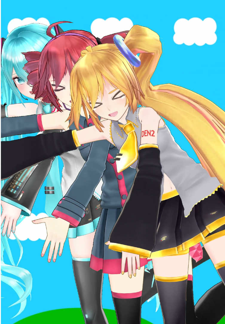 メズマライザー ◇おかりしたもの Model：げのげ式初音ミク,Tda式重音テト,Tda式亞北ネル motion：鈴守　頼貞様 background：akanasu様 #初音ミク #hatsunemiku #triplebaka #mmd  