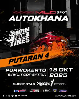 MLDSPOT Autokhana lanjut ke Putaran 4 di.. PURWOKERTO‼️ Siap-siap nonton aksi slalom yang kece-kece di Sirkuit GOR Satria, 18 Oktober 2025!🚗💨 Di sini bakal ada yang spesial banget! Bakal ada performance dari THE PANTURAS & 1TENGAH. GAS AJAK 1 TONGKRONGAN LO DATENG KE SINI!🔥🔥🔥 #MLDSPOT #InspiringLifestyle #MLDSPOTAutokhana #Autokhana2025 #MLDSPOTEVENT