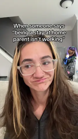 Stay at home mamas are working too, just working in the home instead working outside of the home. #momsover30 #momgroupsidechat #millennialmom 