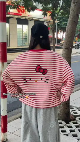 Long-sleeved kitty chân ái mùa này 😍 #miucho #tiktokshop #boxy #aotaydai #hellokitty 