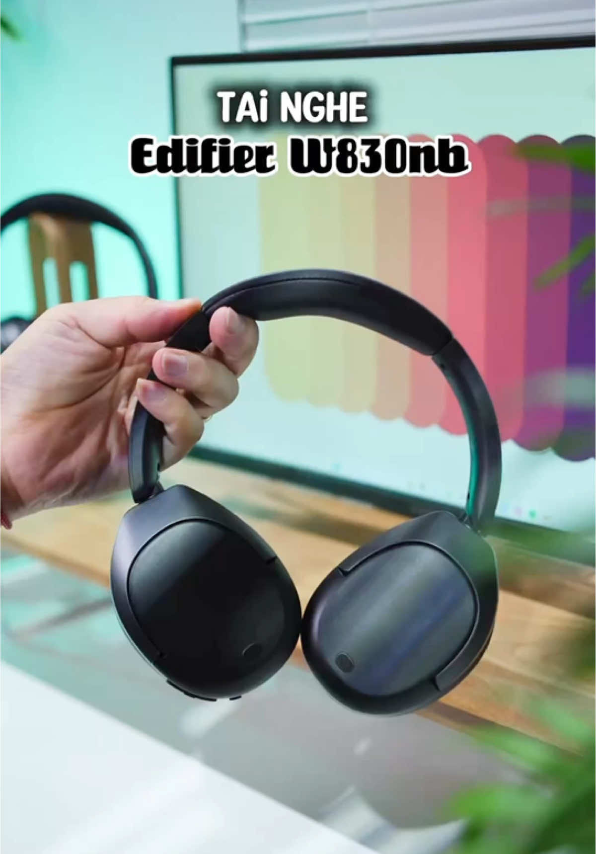 • Edifier W830nb - Trang bị đầy đủ tính năng xịn xò , cảm giác đeo thoải mái trong tầm giá hơn 1 củ #edifier #w830nb #tainghebluetooth #Tech #bachsetup 