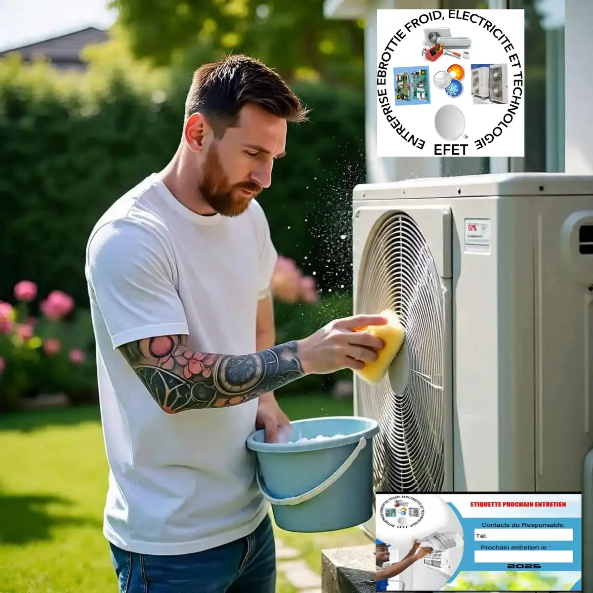 #‎Même Lionel Messi sait qu’un climatiseur a besoin d’entretien pour donner le meilleur de lui-même 📢💪 ! ‎Tout comme un joueur de football doit s’entraîner et rester en forme.#