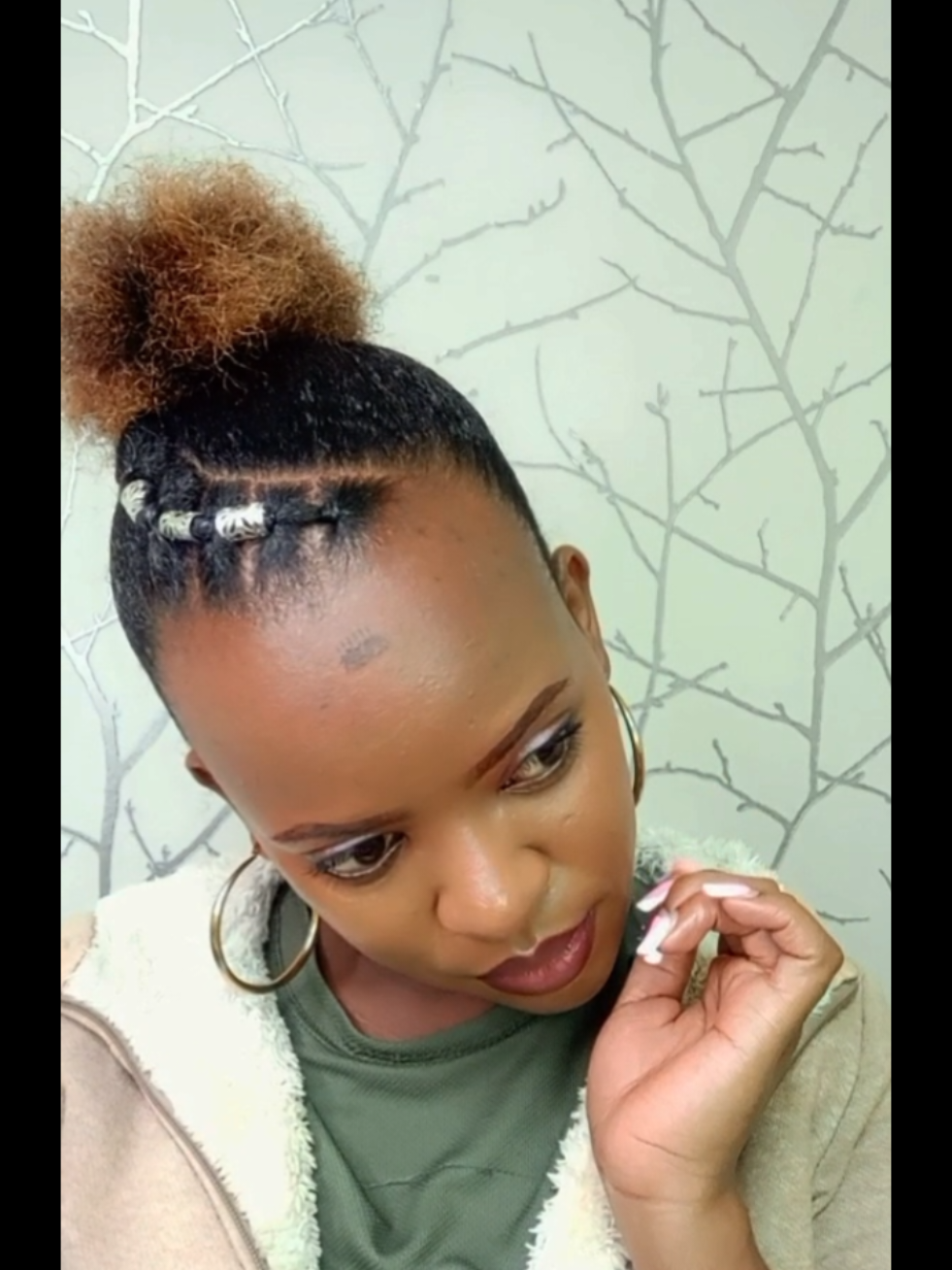 For those who said they can't twist or cornrow their hair. Try this one