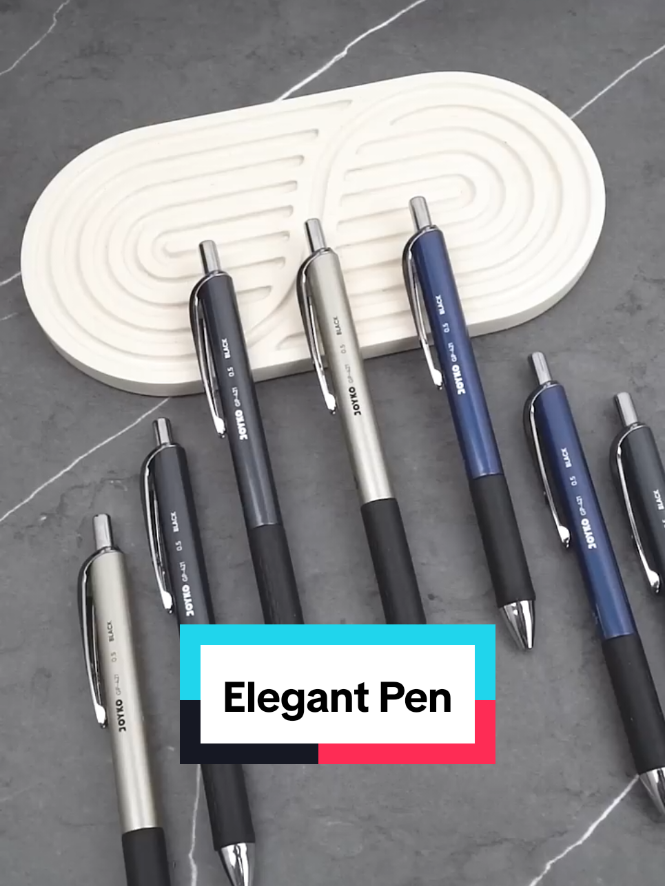 Gel pen dengan model elegan banget nih sobat 😚🌷 Stay elegant with Joyko gel pen~ #joykoindonesia #joyko #stationery #gelpen #fyp 