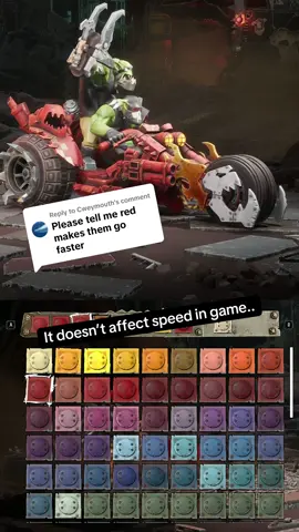 Replying to @Cweymouth not really, but dat means da gitz aren’t finkin ‘ard enuff.. #warhammer #orks #combatracing #gametok #fyp 