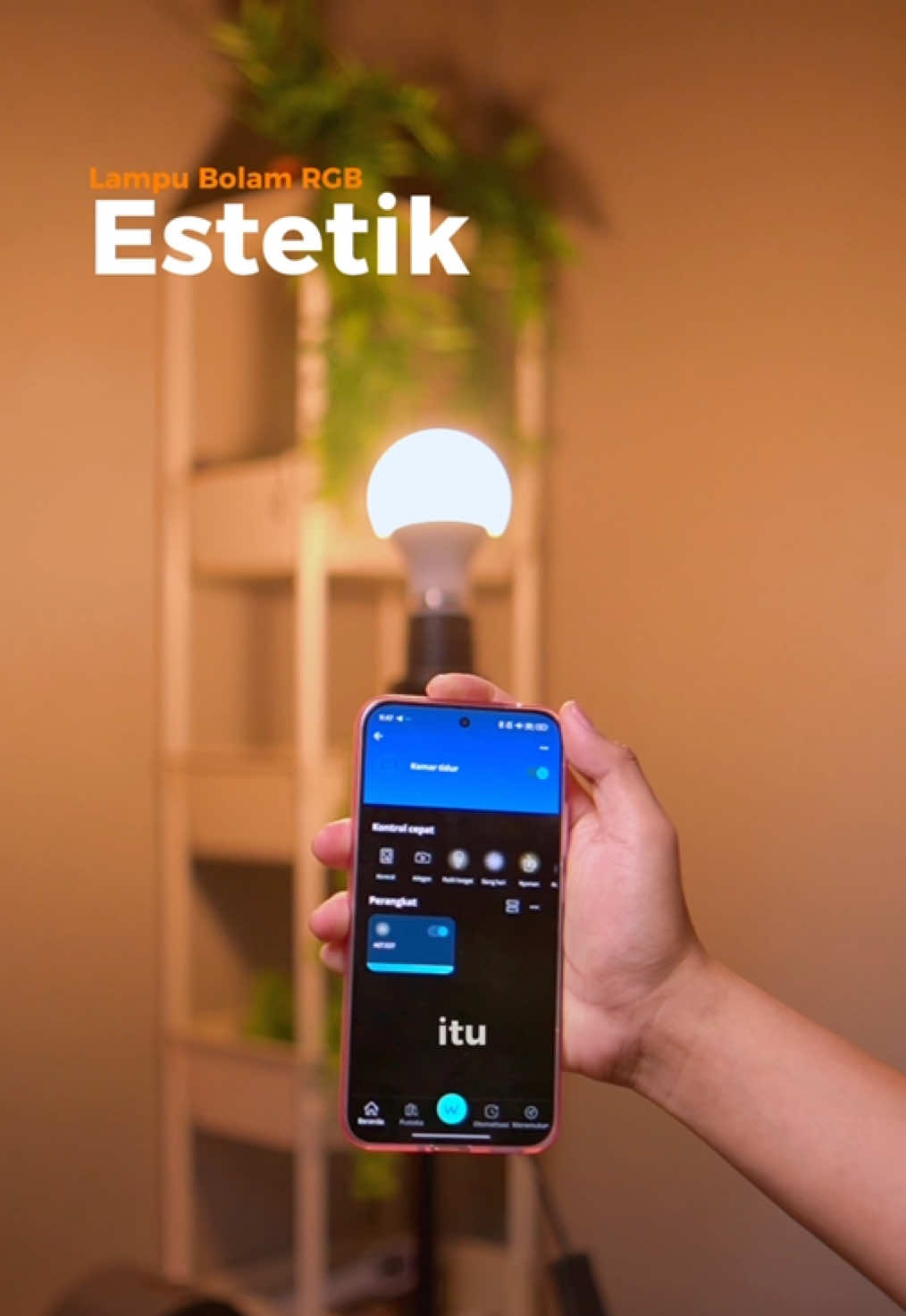 Philips smart led lamp, lampu yang bisa kita ubah warnanya pakai aplikasi #philipssmartled #philipssmartled #lampuphilips #lampurgb #lampuestetik 