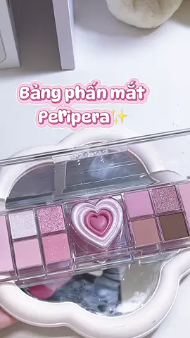 Bảng phấn mắt 3 trong 1 luôn nha. Vừa làm phấn mắt, má hồng và highlight sáng bừng lun. Mua dưới giỏ hàng nha, yên tâm link chính hãng ạ 👇 #peripera #phanmat #peripera01 #highlight #makeup 