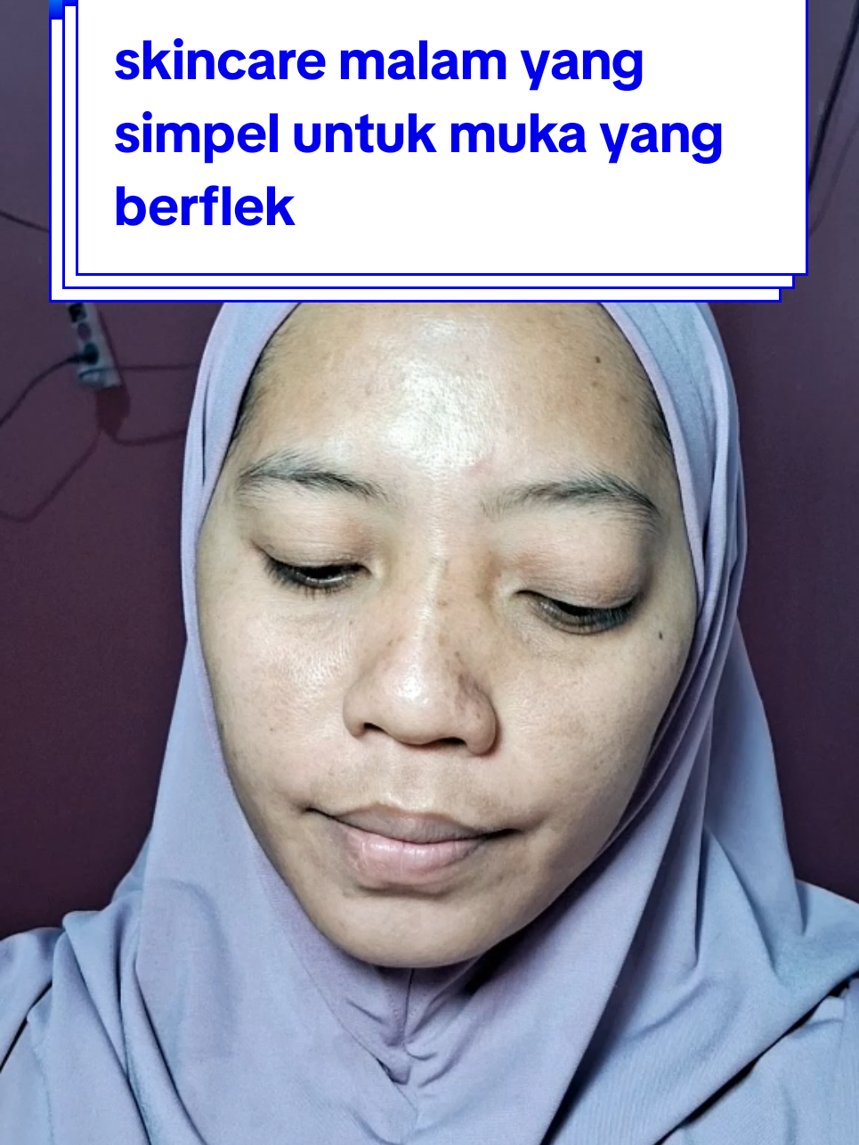 skincare malam cuman pake 2 ptoduk