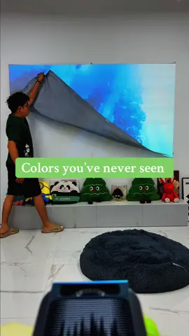 Your projector has been hiding this from you #spotlightfinds #projectorscreen #projector #100inch #familytime 