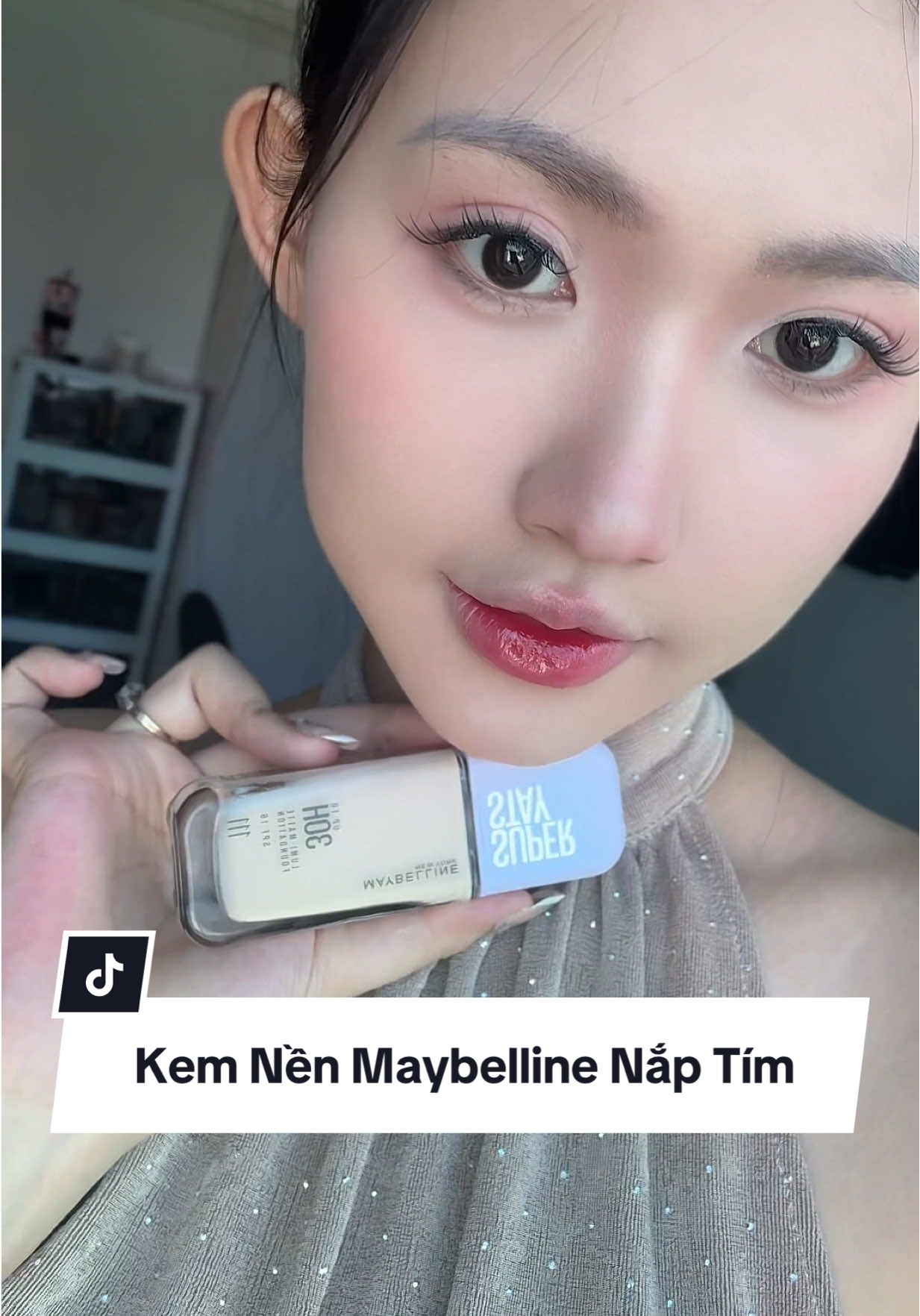 Kem nền chân ái của nhiều ce, không thể phủ nhận là e kem nền này dùng đỉnh thật, rất hợp gu tuiii #kemnenbatsang #lumimatte #maybelline #makeup