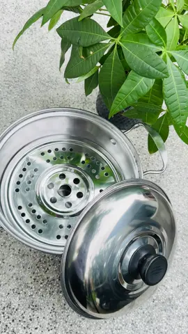 Nồi hấp 20cm tặng kèm xửng hấp ,nồi inox nhỏ mini,tiện cho gia đình ít người#noi #dungcunhabep 