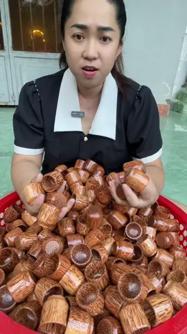 Combo 10 ly gỗ dừa loại 1, hàng thủ công mỹ nghệ dừa Bến Tre #bentre71🌴🥥 #lyuongruou #lygodua #thucongmynghedua #mynghequocanh 