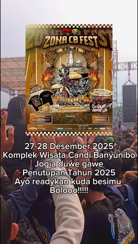 27-28 Desember 2025 Penutupan Tahun 2025 #cbindonesia #zonafest  #gl100indonesia #fyp #acaracb 