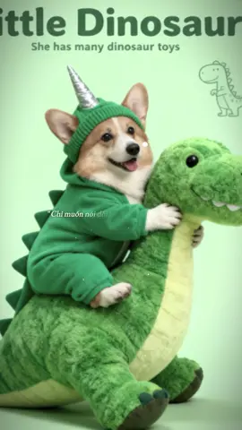 Tình iu khủng long #corgi #xuhuong #viral #cute #dog 