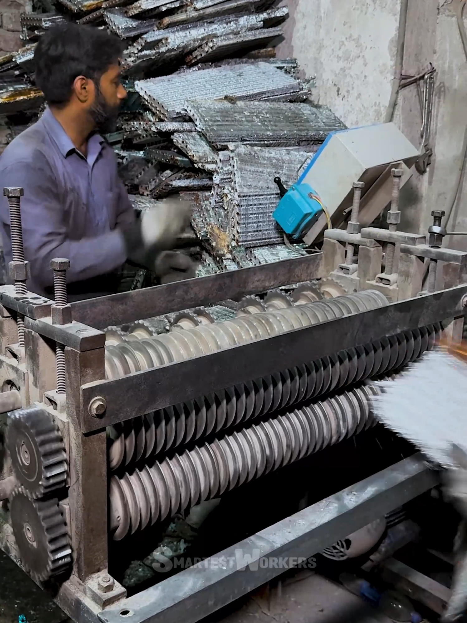 Recycling Old Radiator | Removing Copper Rods for Scrap