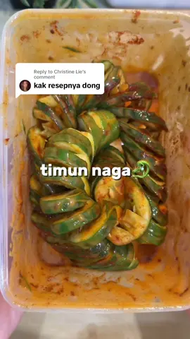Replying to @Christine Lie  Buat gih enak sumpah✨ #saladtimun #cemilantimun 