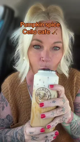 I’m going to try all the flavors 🧊☕️#icecoffee #pumkinspice #coffeetiktok #coffeeshop #morningcoffee @Cellocafe 
