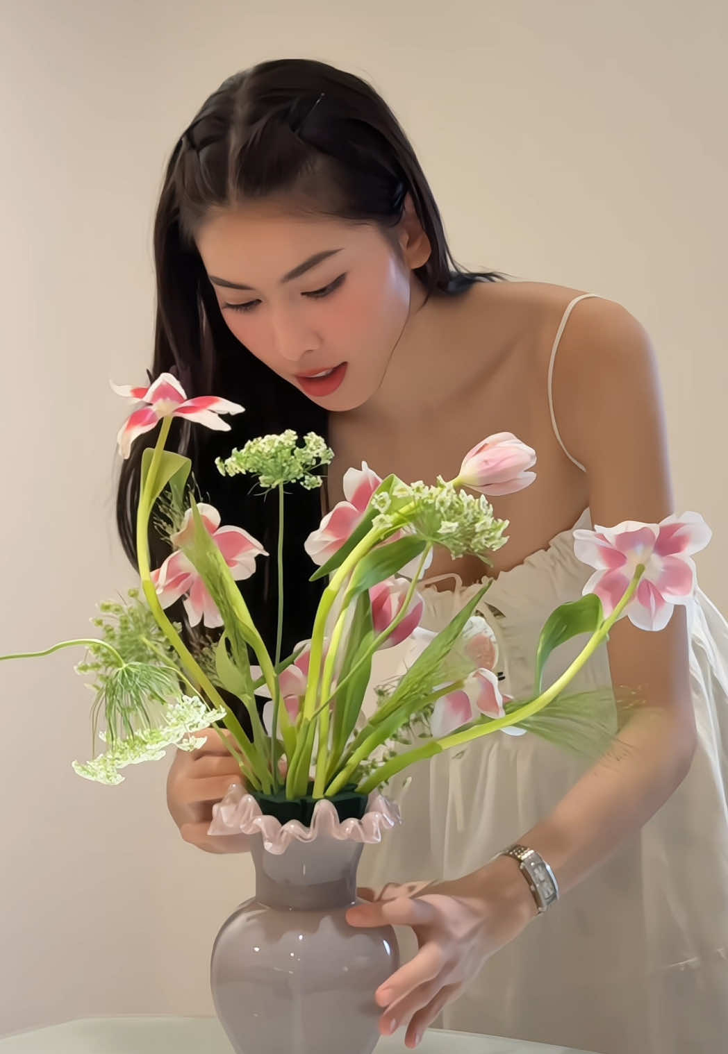 Nhà có hoa tulip 🌷#nguyenlengocthao 