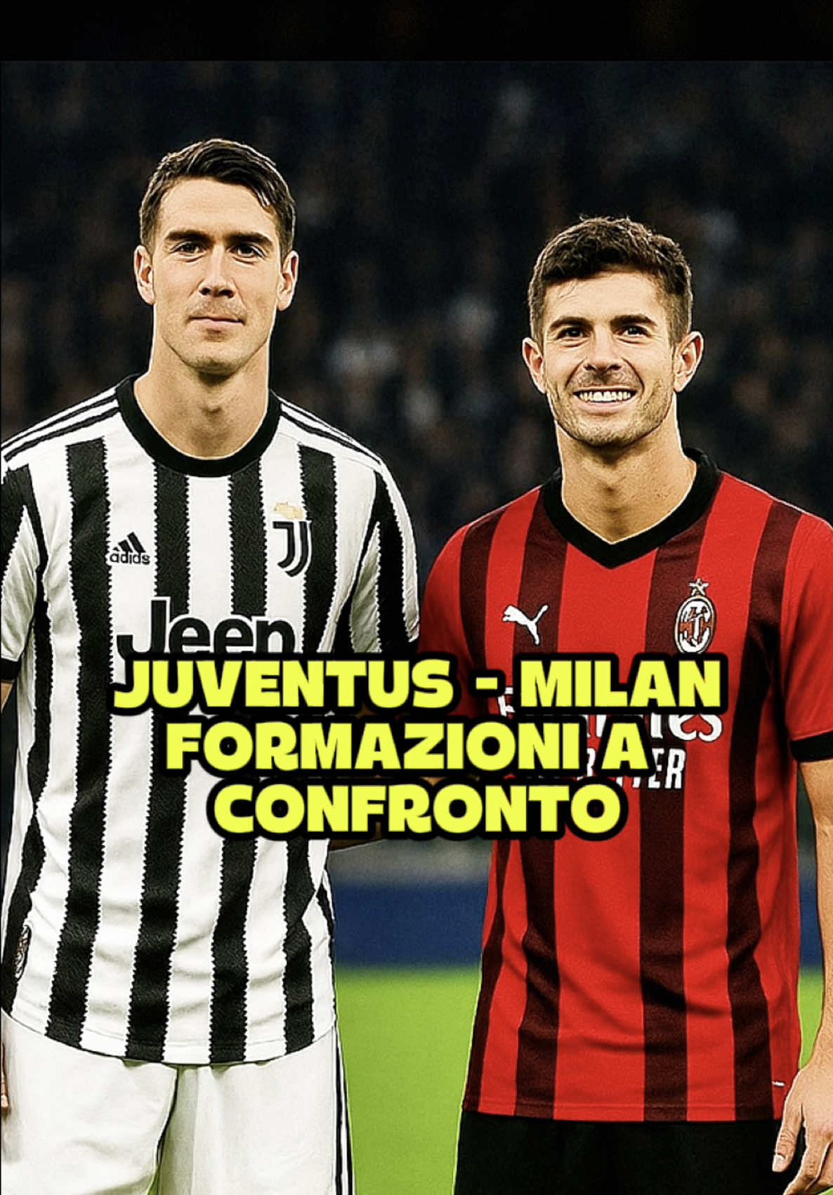 Ecco il confronto di formazioni di Juventus Milan gara fondamentale per i ragazzi di Tudor che affrontano i rossoneri di Allegri nel big match scudetto #juventusmilan #SerieA #milanjuventus #rossoneri #maxallegri 