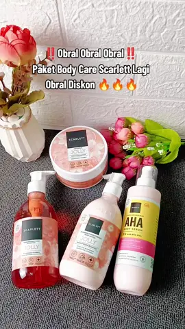 Paket Body Care Scarlett lagi Diskon ambyar. Shower gel, Body Scrub, Body Lotion, Body Serum 🔥🔥🔥 #bodycare #paketbodycare #bodycarescarlett #scarlett #scarlettwhitening 