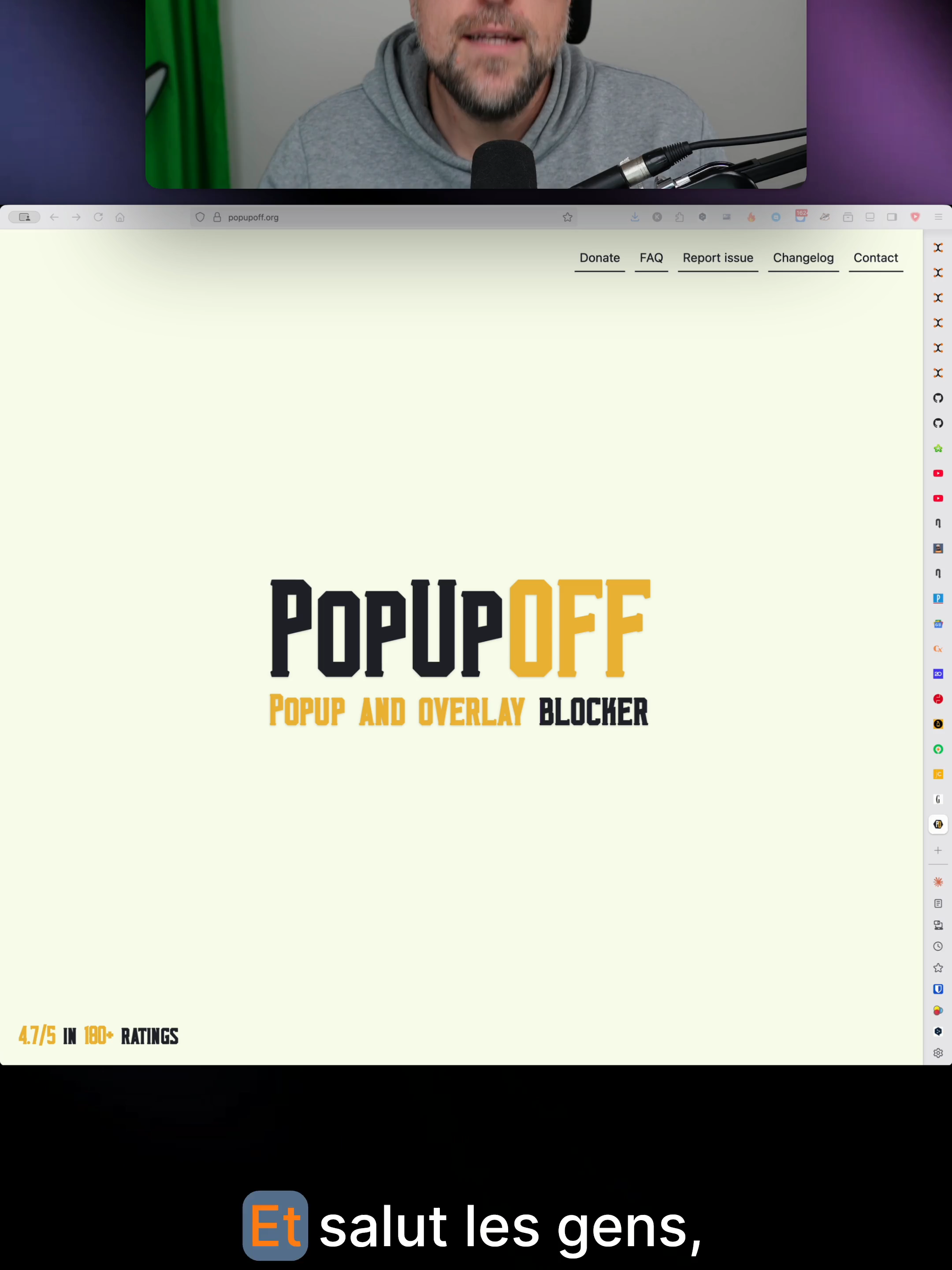 PopupOFF, pour vous débarrasser des popups et des overlays.