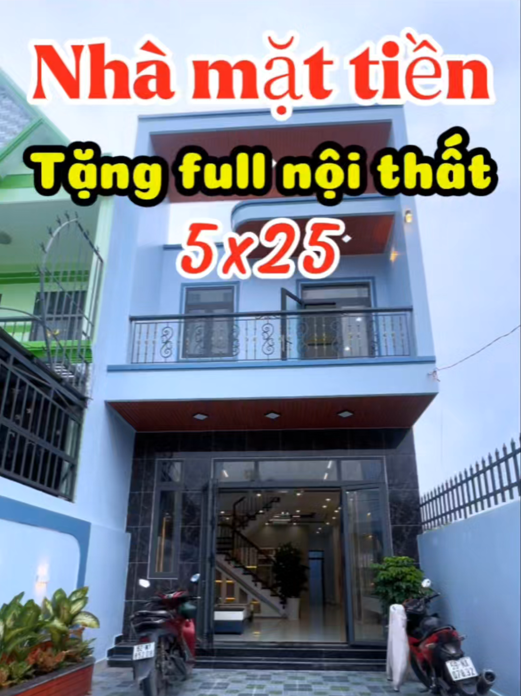Nhà mặt tiền đường thông, 5x25, tặng toàn bộ nội thất #nhabinhchanh #nhasohongrieng #nhadep #nhahiendai #tiktok 