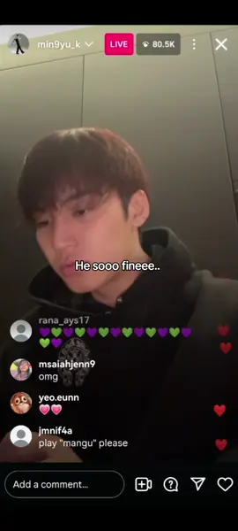 Helppp he is live at Instagram right noww #fyp #mingyu #kimmingyu #seventeen #seventeen17_official 