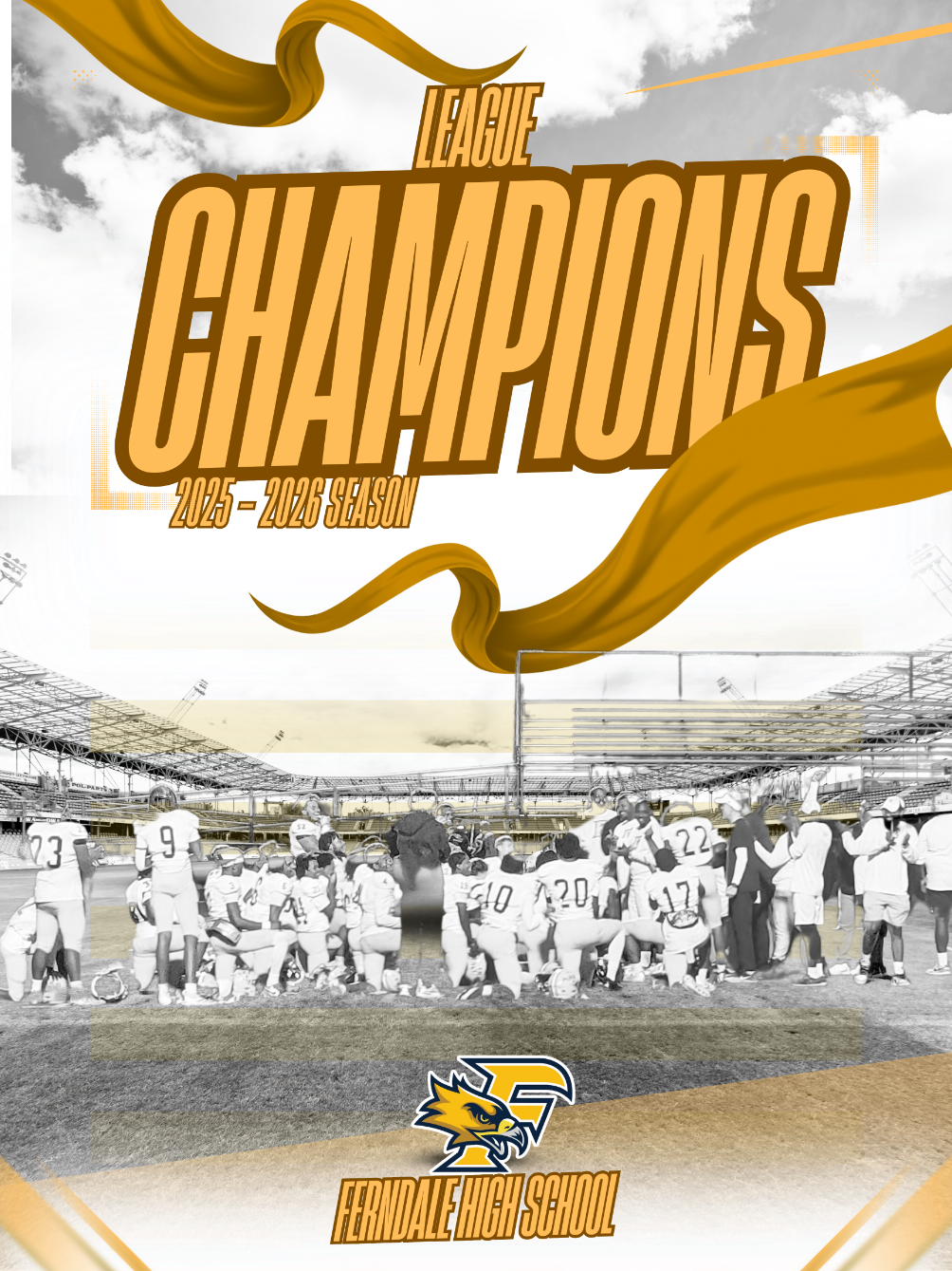 From underdogs to TOP DOGS! 🦅🏆 Ferndale High School Football has battled, believed, and now stands as LEAGUE CHAMPIONS! 💪🏾🔥 And today, we celebrate it all on HOMECOMING DAY! 🎉 Every doubt fueled our drive, every setback built our strength. This isn’t just a win, it’s HISTORY.  #Ferndale #Football  #LeagueChamps #viraltiktok  #Hoco2025