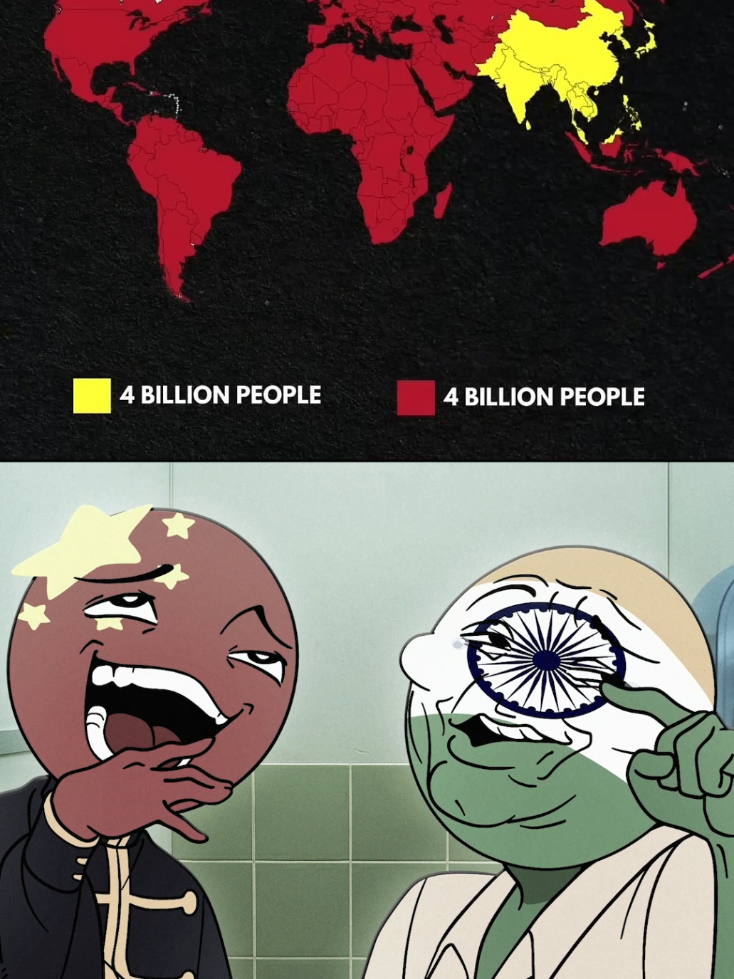 WINNERS BY NUMBER OF PEOPLE 👩🏼‍🦲 #countryhumans #animation #countryballs #shorts #contryhumans 