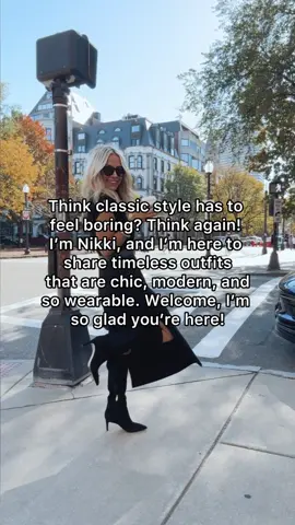 Classic style made fresh, modern, and wearable! Follow me for daily outfit inspiration!✨