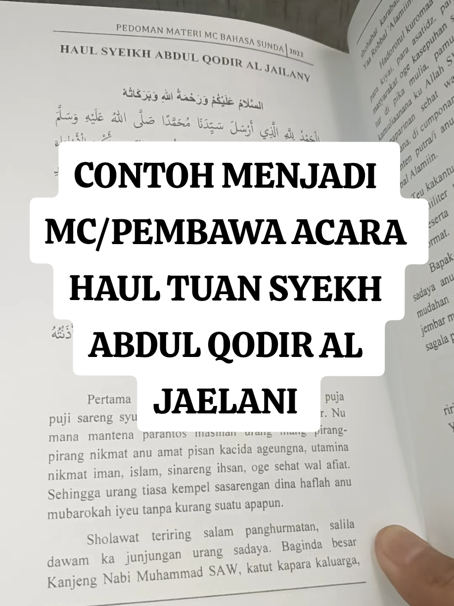 contoh muqodimah acara haul tuan syekh Abdul Qodir Jaelani #bukuislami #fyp #haultuansyekh 