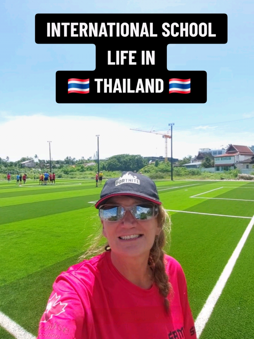 International School life as a British family living in Thailand. So excited to have a new football pitch at our school. Brilliant opening ceremony today and fun footie games. Follow me for more expat family life in Thailand. #internationalschoolinthailand #britabroad #thailand #school #fyp 