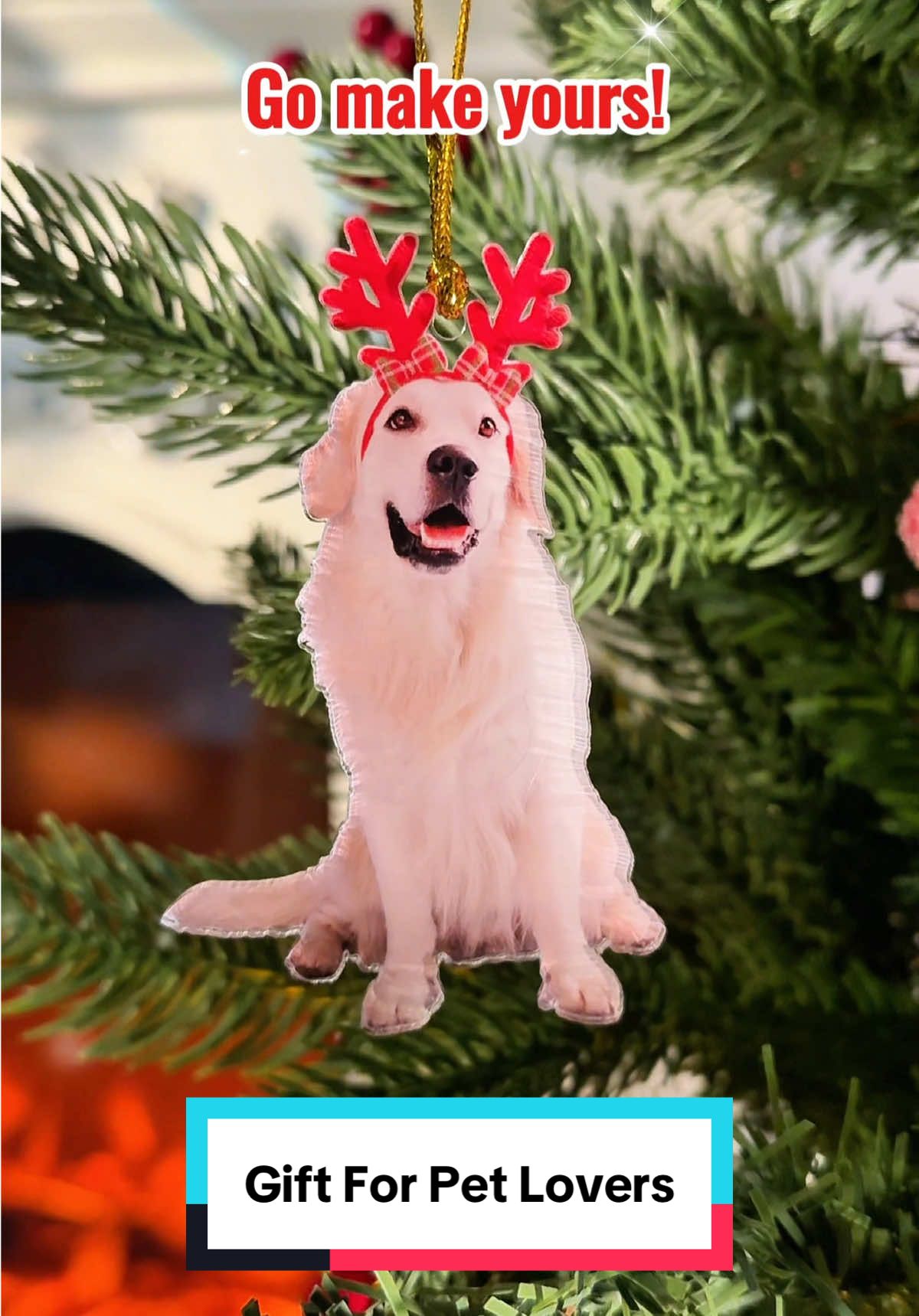 Because your tree needs more shedding and slobber. You're welcome 🎄🧹🤤 #macorner #ornament #doglover #petlover #christmasgift