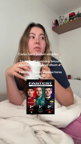 Fernando Alonso ficou com ciúmes que a Taylor Swift fez um referencia a Carlos Sainz em the life if a showgirl e decidiu ir la e fazer o melhor tempo no TL1 do GP de Singapura 🏎️👀  Nosso vovô Alonso é muito Mastermind mesmo... ou seria Father Fugure? #f1 #formula1 #fernandoalonso #taylorswift #f1memes 