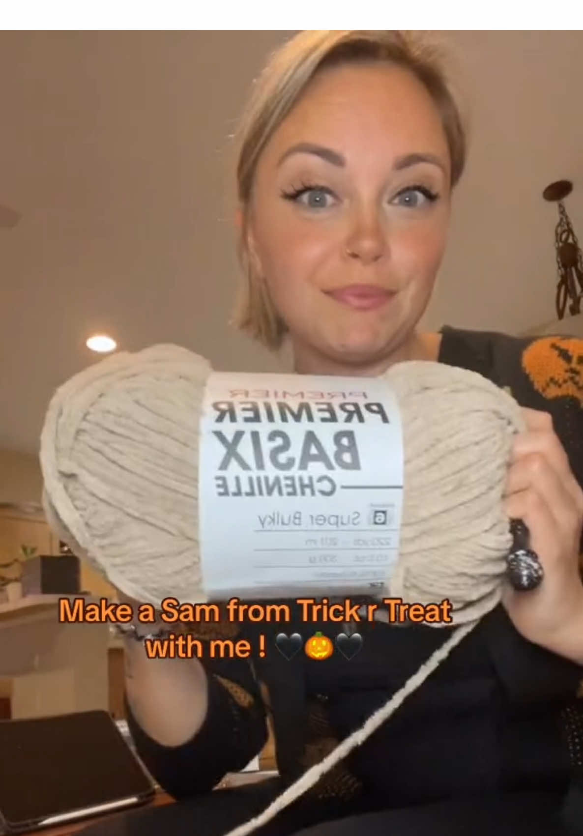 Hey Spooky Babe !! Love All things Sam from Trick r treat.. Then this is for you! 🎃🫶🏻 This cuddly crocheted slasher is super soft and perfect for an horror lovers collection!  Taking orders in my shop >>> link is in my bio !  #trickrtreatsam #trickortreat #spookyszn #crochet 