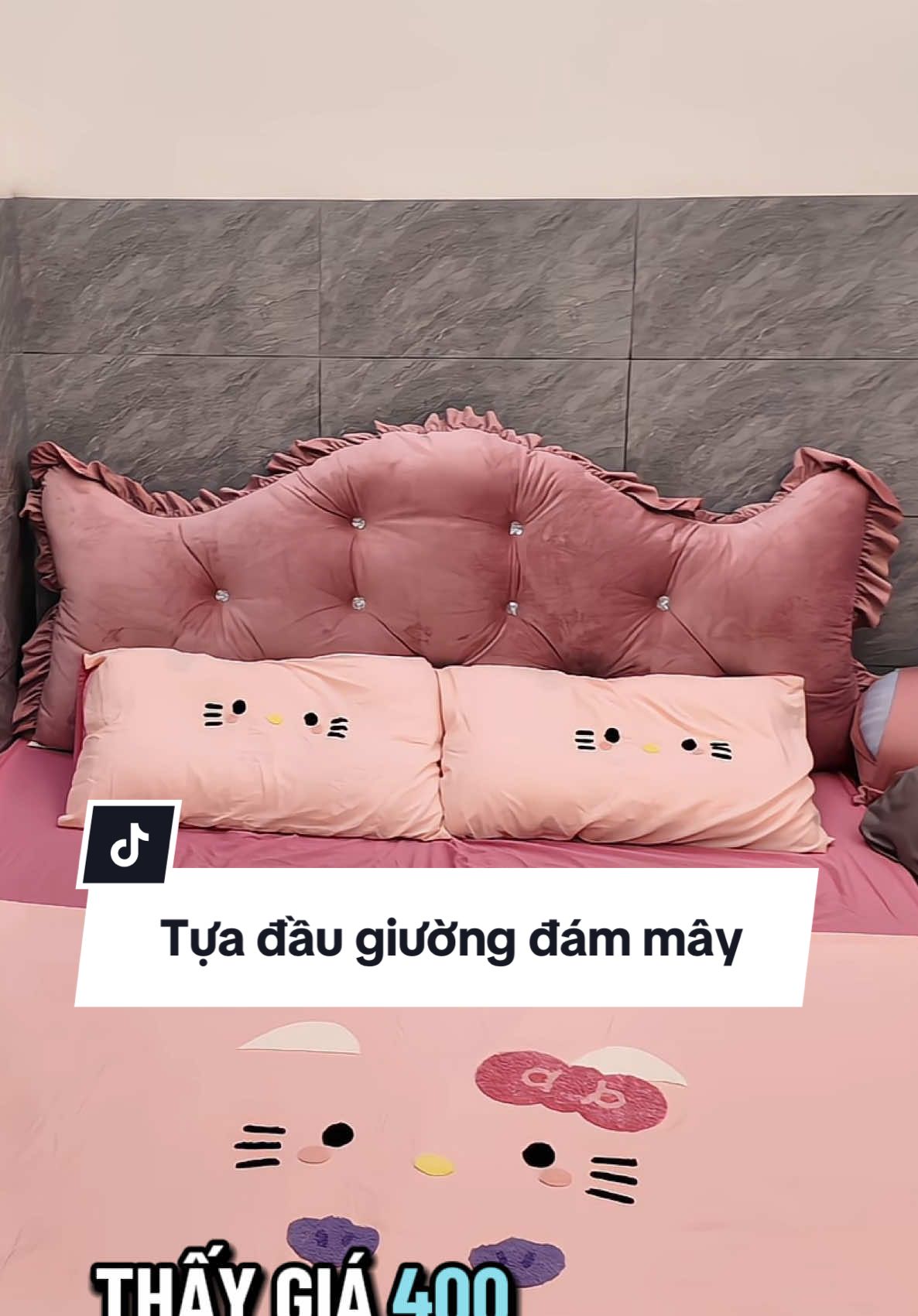 Không có giường vẫn để tựa đầu giường được luôn nha😍😘 #tuadaugiuong #goituadaugiuong #decorphong #decornha #tapdaugiuong 