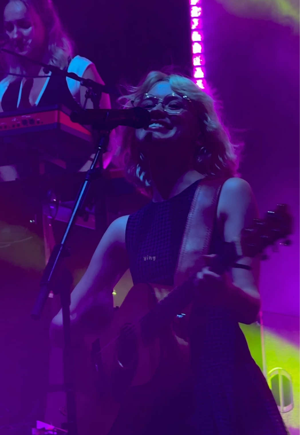 @maisie peters at F1 tonight! I covered the speaker by accident so it’s muffled 🥹 it was such a good show honored to be the last stop #singaporegp #maisiepeters