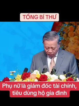 Chiều 2-10, tại Cung Văn hóa Lao động hữu nghị Việt - Xô (Hà Nội) diễn ra Lễ kỷ niệm 95 năm Ngày thành lập Hội Liên hiệp Phụ nữ Việt Nam, đón nhận Huân chương Lao động hạng Nhất, Đại hội thi đua yêu nước Hội Liên hiệp Phụ nữ Việt Nam lần thứ V, trao Giải thưởng Phụ nữ Việt Nam năm 2025. Tổng Bí thư Tô Lâm dự và phát biểu tại buổi lễ. Phụ nữ là giám đốc tài chính, tiêu dùng hộ gia đình #tongbithu #tolam 