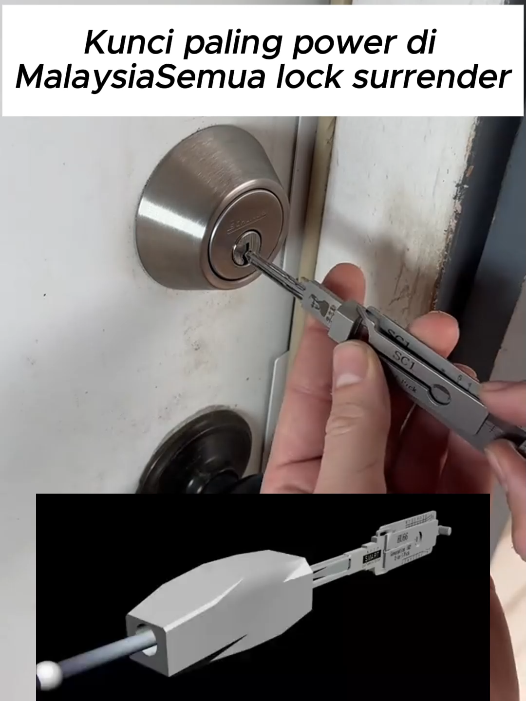 This key can open not only your house door#UniversalKey #LifeHacksMY