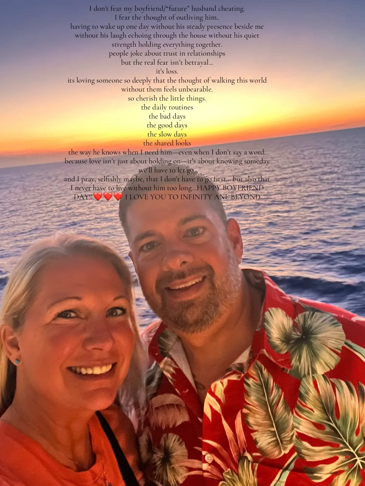 Happy boyfriend day!!! ❤️❤️❤️❤️#nauti_nic #❤️🍟 #rccl #royalcaribbean 