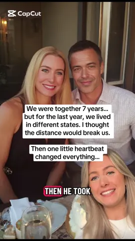 We were together 7 years… but for the last year, we lived in different states. I thought the distance would break us. Then one little heartbeat changed everything #divorce #strongwomen #pregnancystory #loveyou #heart  00413