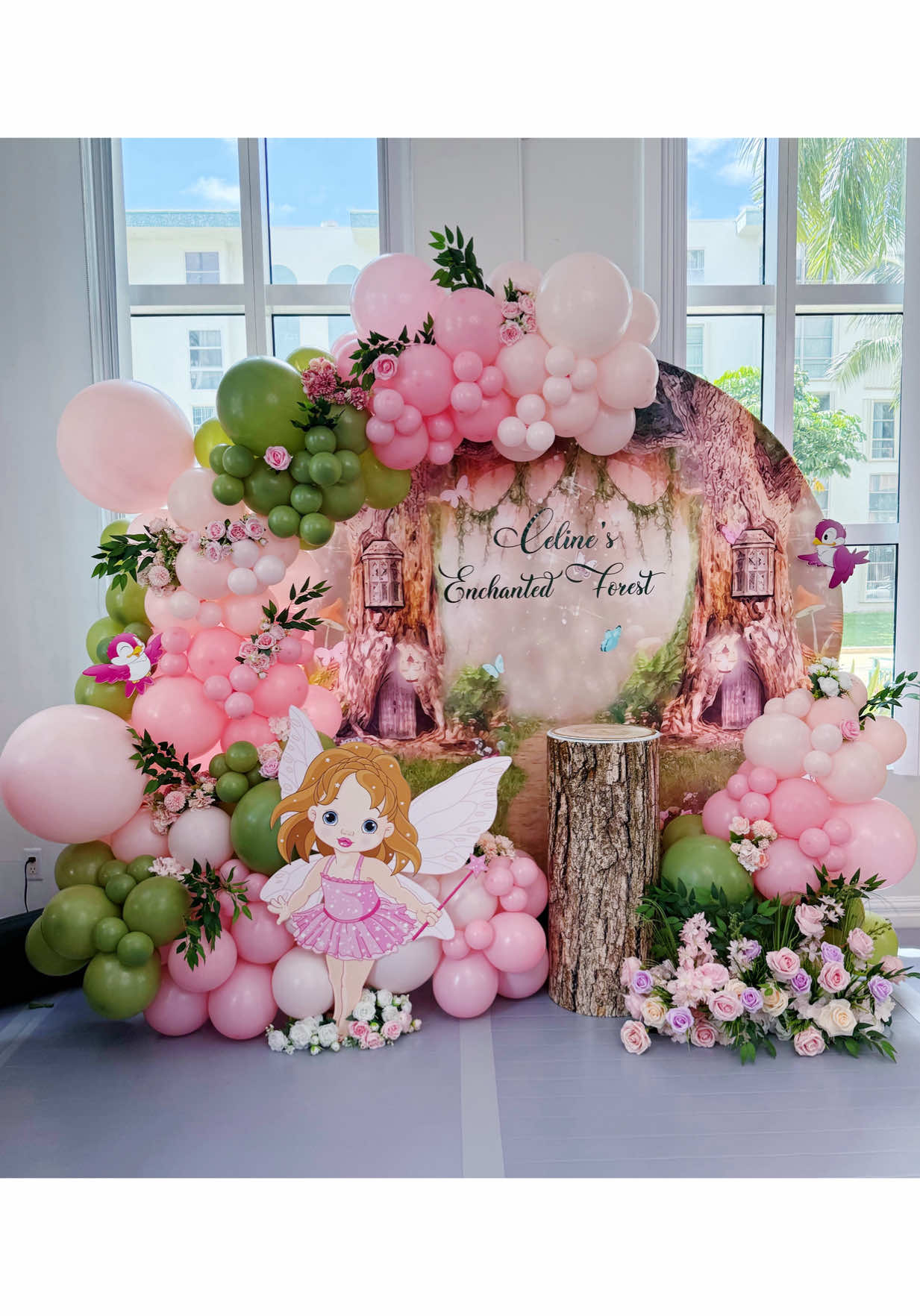 #fairyparty #balloonsmiami #balloongarland #balloonsdecor #partymiami 