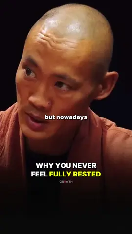 This is why you keep waking up tired every morning. Speaker: Shi Heng Yi #mindfulness #presence #mentalclarity
