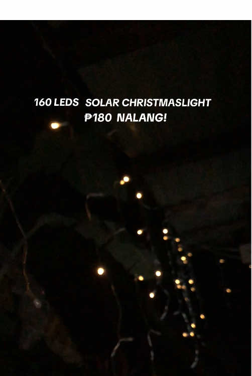 Alam ko nagtitipid ka sa kuryente at the same time gusto mong mag decorate ng christmas lights para ramdam naman ang pasko. Worry no more! Kasi may Solar Christmas Lights na! Naka libre kana sa kuryente napaganda pa palibot ng bahay mo! #solarchristmaslights #christmaslights #solar #christmasvibes #christmasdecor 