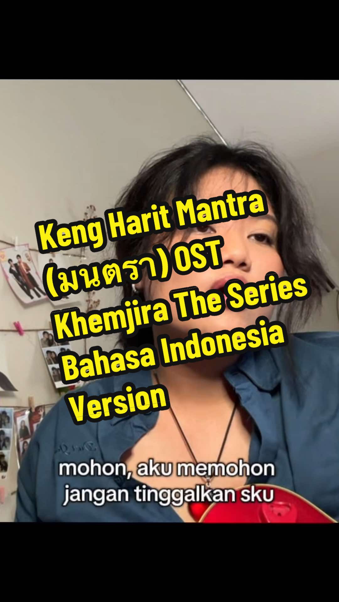 Keng Harit Mantra (มนตรา) OST Khemjira The Series Bahasa Indonesia Version (ada di yt juga link dibio) @Harit_keng @nampingster @DoMunDi TV @DMDMUSICTH  #kengharit #nampingster #khemjiratheseries #kengnamping #มนตรา 
