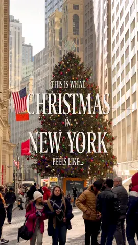 towering christmas trees, glistening golden lights, and a feeling of holiday cheer that seemingly swirls through the air— this is what christmas in new york city feels like…🎅🏻🏙️🎄☃️✨ shot on iphone 4k at 30fps ethan barber, life in manhattan #ethanbarberco #christmasinnewyork #newyorkcity #christmas #rockefellercenter    