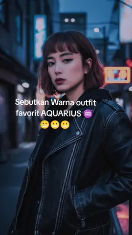 Warna Favorit si Aquarius ♒  Pasti HITAM 😁 #aquarius #outfit #fyp #trend TREND