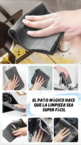La señora de la limpieza me recomendó el paño mágico. Es muy fácil de usar para limpiar cristales. No deja marcas de agua ni pelusas. ¡Muy recomendable!🫶🫶 #trapo#cloth#magiccloth#cleaning#fyppp  