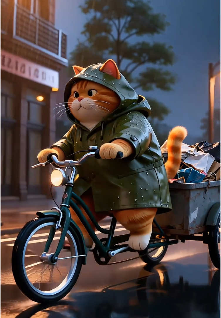 Orange Cat Dad’s love #aistory #orangecat #dadlove 